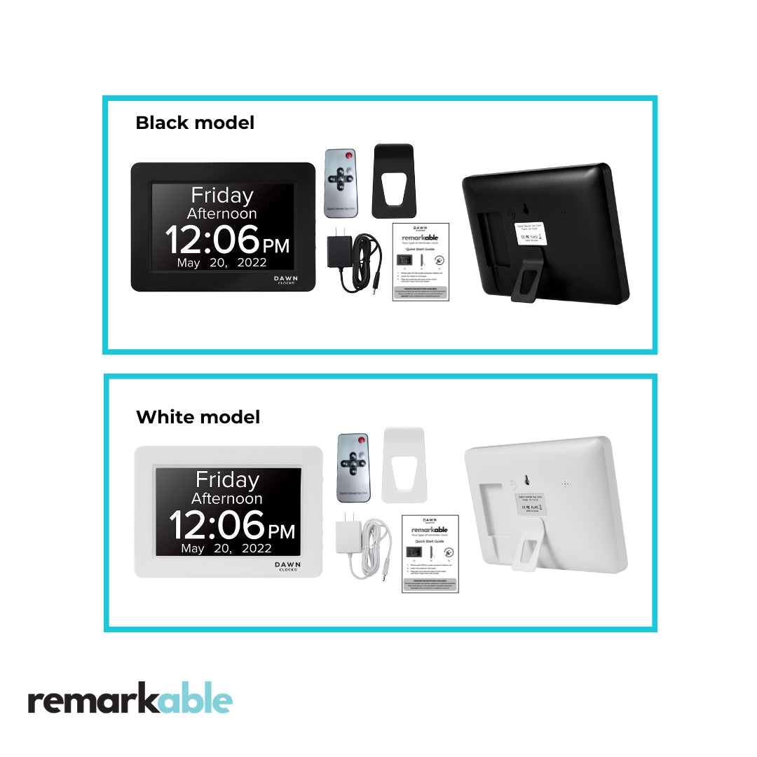 RemarkAble Customisable Reminder Clock – Dawn Clocks