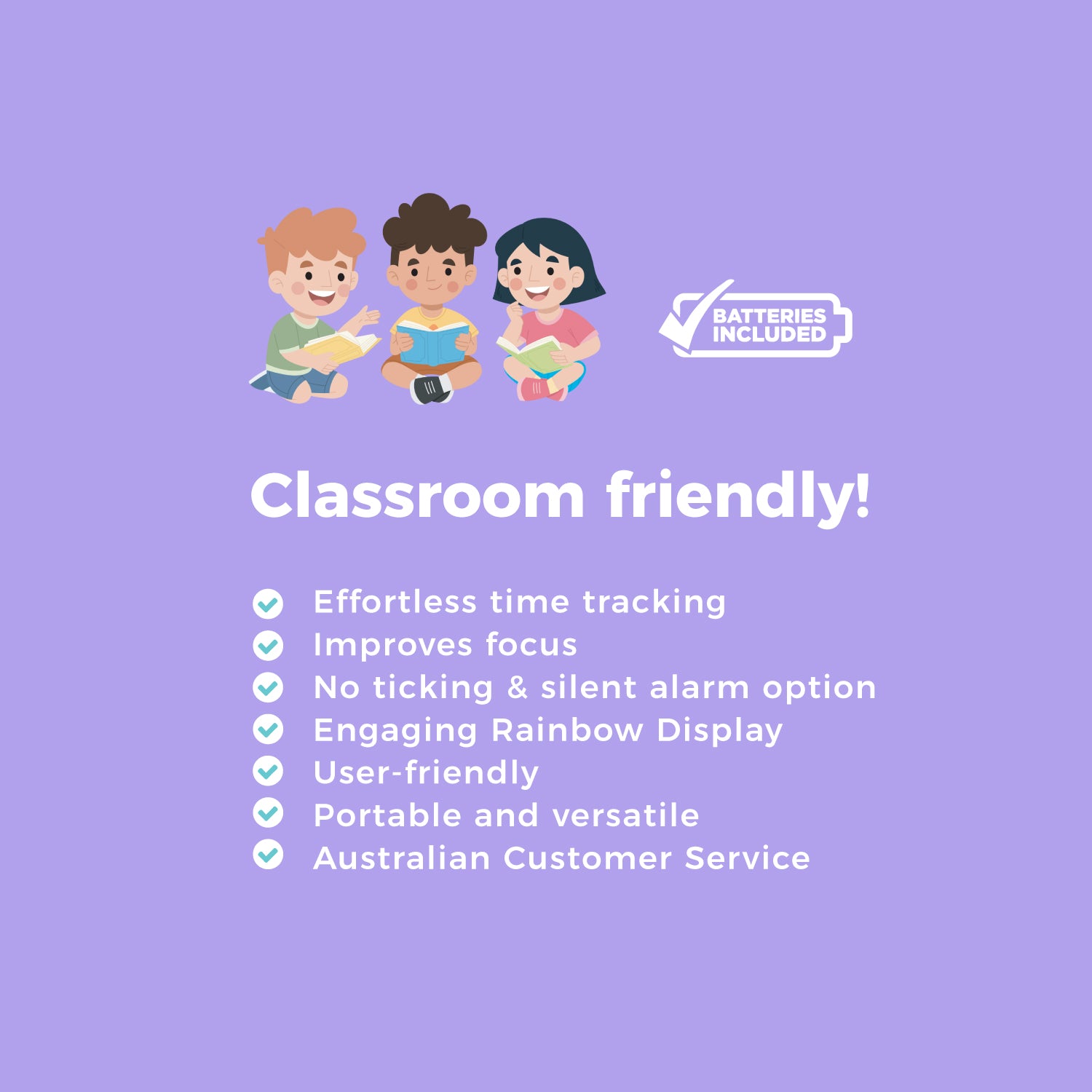 Minute Minder 60 Minute Countdown Timer for Kids by Dawn Clocks. Classroom and sensory friendly. Perfect for Teachers.
