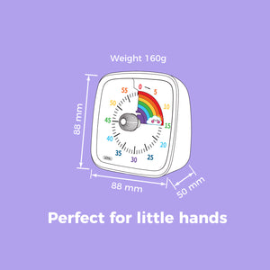 Minute Minder 60 Minute Countdown Timer for Kids by Dawn Clocks Dimensions - Perfect for little hands