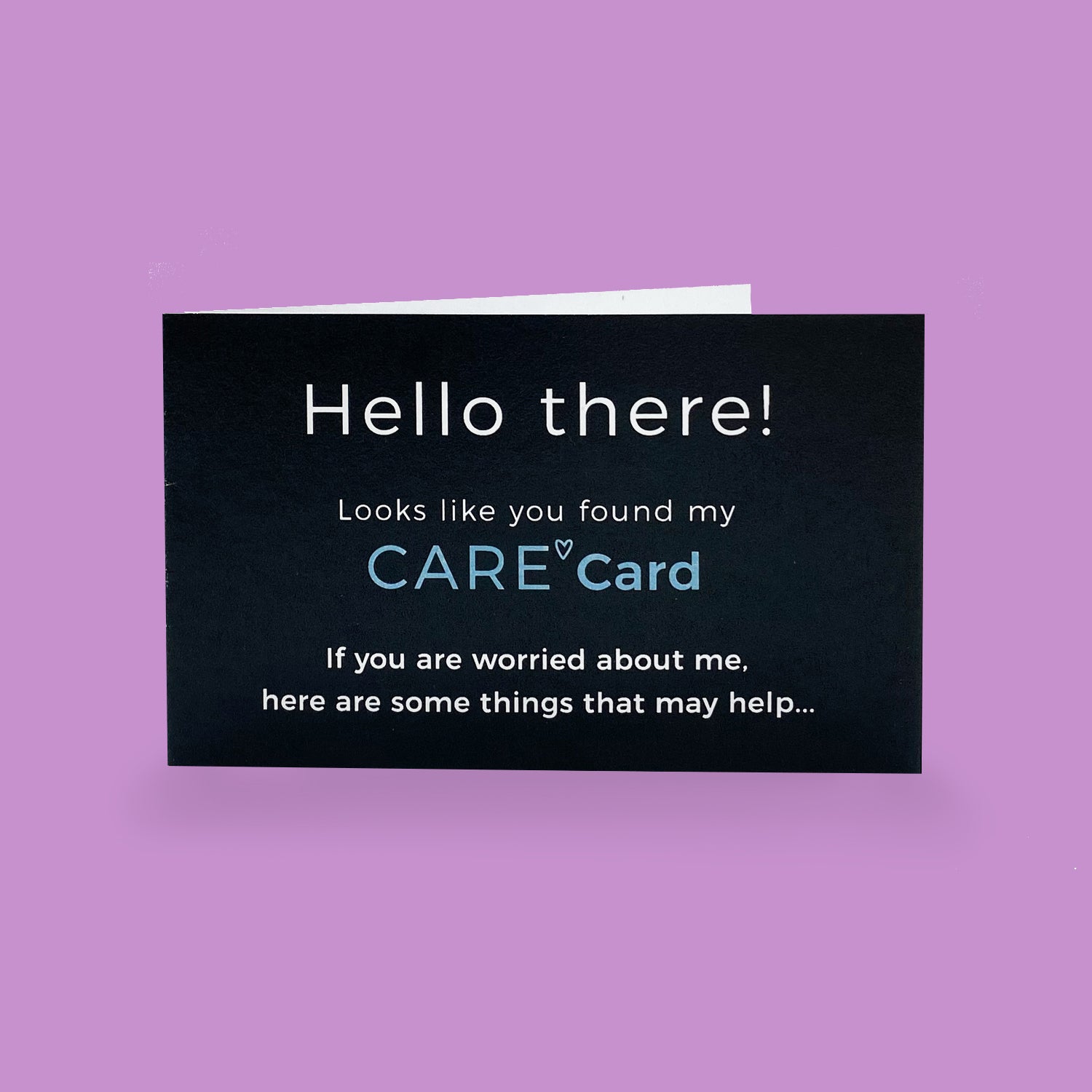 The Care Card by Dawn Clocks was specifically designed by our Founder from her lived experience of her Mother battling Younger Onset Alzheimer's Disease. It aims to educate the person who may encounter your loved one to come from a place of understanding. Simply fill out the details you wish to communicate and place inside a wallet or purse. The Care Card empowers the user and comforts the people who love them the most.